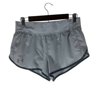 Under Armour Speedpocket Running Shorts Gray Lined Women’s M